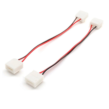 Комплект коннекторов Apeyron Electrics 09-14 (2 клипсы с проводами) для одноцветной светодиодной ленты 12В 10мм IP65 - Светильники - Cветодиодные ленты - . Магазин оборудования для автономного и резервного электропитания Ekosolar.ru в Ижевске