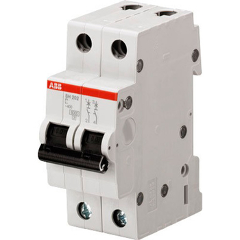 Автоматический выключатель ABB SH202L 2P 16А (С) 4,5kA - Электрика, НВА - Модульное оборудование - Автоматические выключатели - . Магазин оборудования для автономного и резервного электропитания Ekosolar.ru в Ижевске