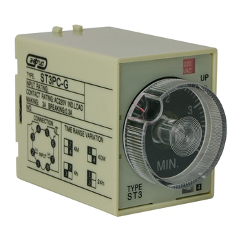 Реле времени 220V ST3PC-G (4-24h) Энергия - Электрика, НВА - Реле, автоматизация и управление - Реле времени - . Магазин оборудования для автономного и резервного электропитания Ekosolar.ru в Ижевске