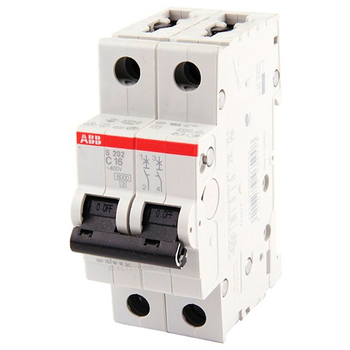 Автоматический выключатель ABB S202 2P 40А (С) 6kA - Электрика, НВА - Модульное оборудование - Автоматические выключатели - . Магазин оборудования для автономного и резервного электропитания Ekosolar.ru в Ижевске