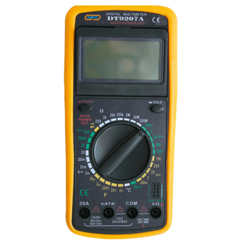 Мультиметр DT 9207 Энергия - Электрика, НВА - Измерительный инструмент - Мультимеры - . Магазин оборудования для автономного и резервного электропитания Ekosolar.ru в Ижевске