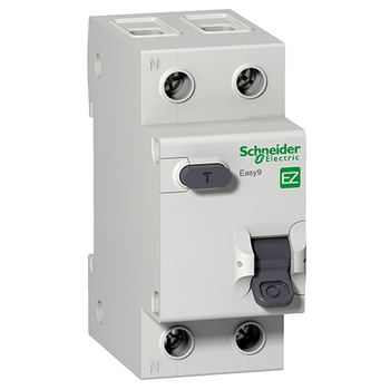 Дифференциальный автоматический выключатель Schneider Electric EASY 9 1P+N 32А 30мА C AC 4,5 кА - Электрика, НВА - Модульное оборудование - Дифференциальные автоматы - . Магазин оборудования для автономного и резервного электропитания Ekosolar.ru в Ижевске