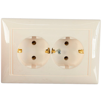 Розетка Legrand Valena 2X2К+З в сборе белая - Электрика, НВА - Выключатели и розетки - Розетки - . Магазин оборудования для автономного и резервного электропитания Ekosolar.ru в Ижевске