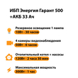 ИБП для котла Энергия Гарант 500 + Аккумулятор 33 Ач 12 В (300Вт - 60мин) - ИБП и АКБ - ИБП для котлов - . Магазин оборудования для автономного и резервного электропитания Ekosolar.ru в Ижевске